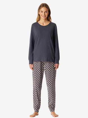 SCHIESSER Pajama 'Comfort Essentials' in Grey