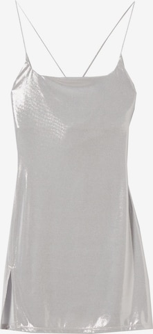 Bershka Kleid in Silber: predná strana