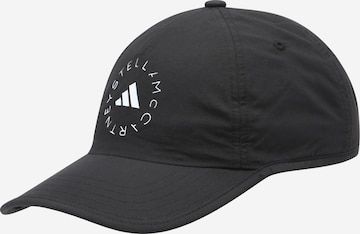 Cappello da baseball sportivo di ADIDAS BY STELLA MCCARTNEY in nero: frontale