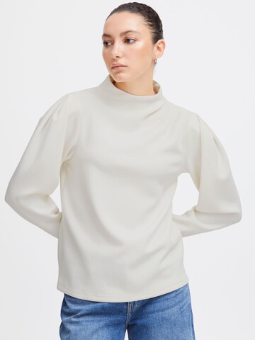 ICHI - Camiseta ' NAIDA ' en blanco: frente