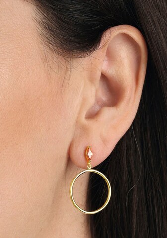 AMOR Earrings 'Amor Paar' in Gold: front