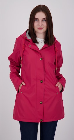ankerglut Raincoat 'Friesennerz HEAVN WMN' in Red: front