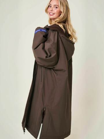 Cartel Copenhagen Between-season jacket ' Allure ' in Brown: side