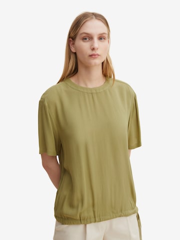 TOM TAILOR Blouse in Groen: voorkant