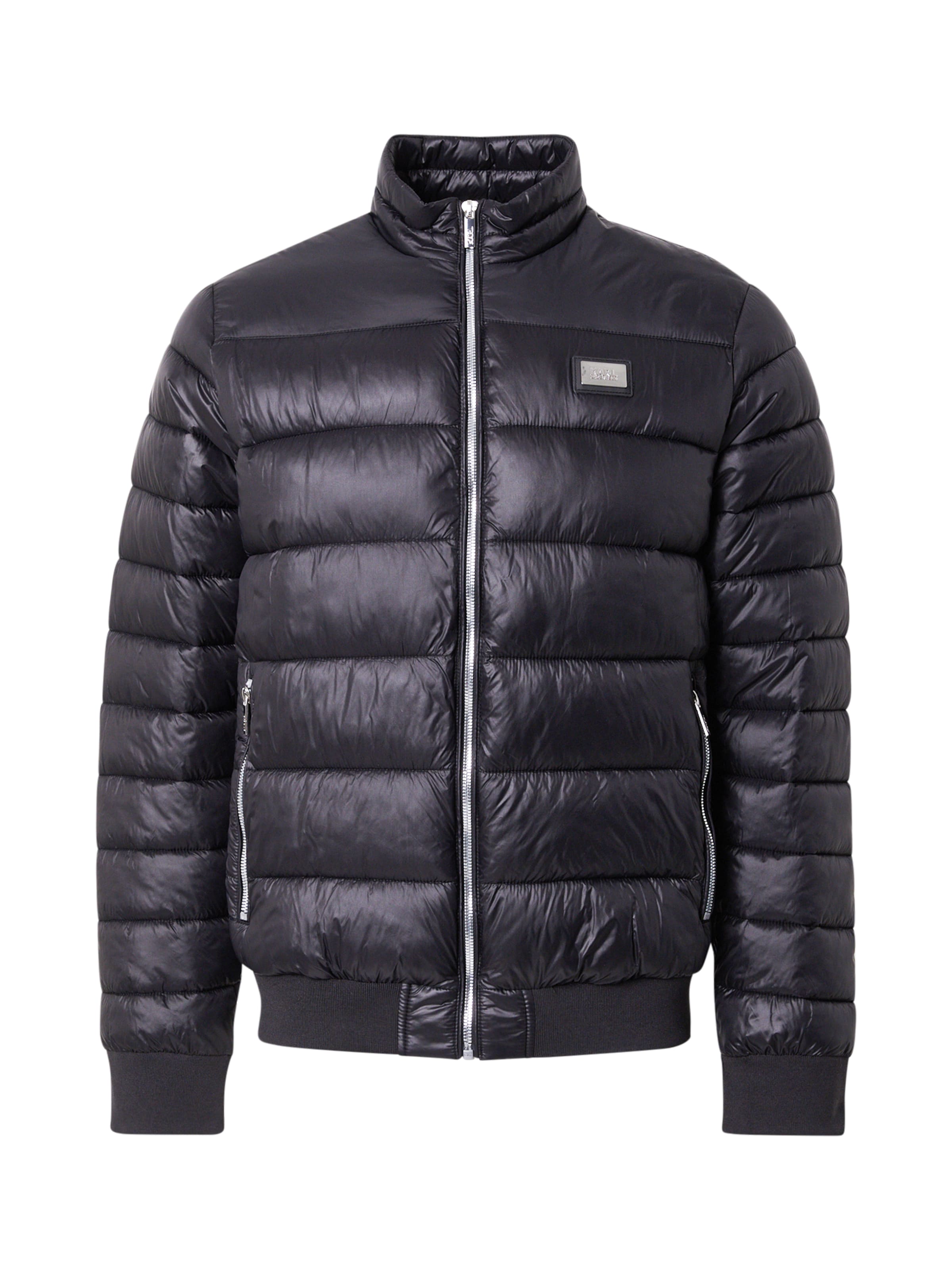 Giacca di mezza stagione di Karl Lagerfeld in nero: frontale