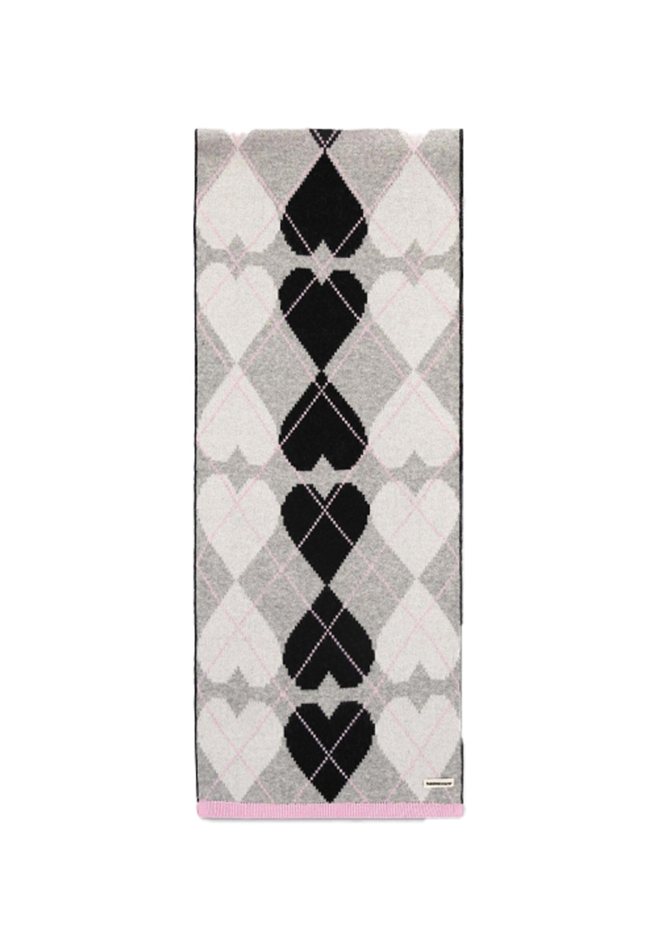 Écharpe Fabienne Chapot en gris : devant