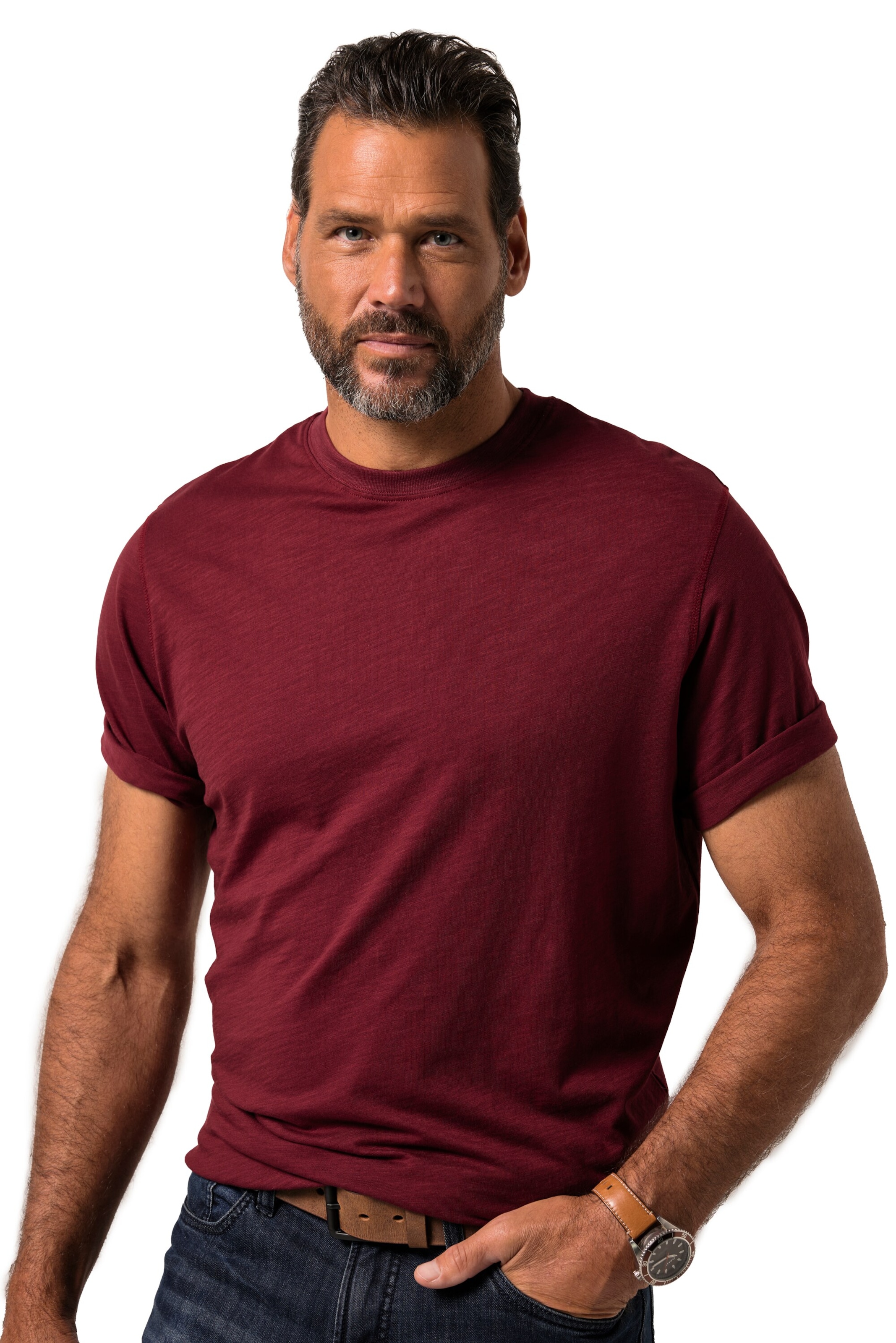JP1880 Shirt in Red: front