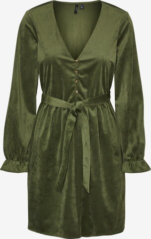 Robe-chemise VERO MODA en vert : devant