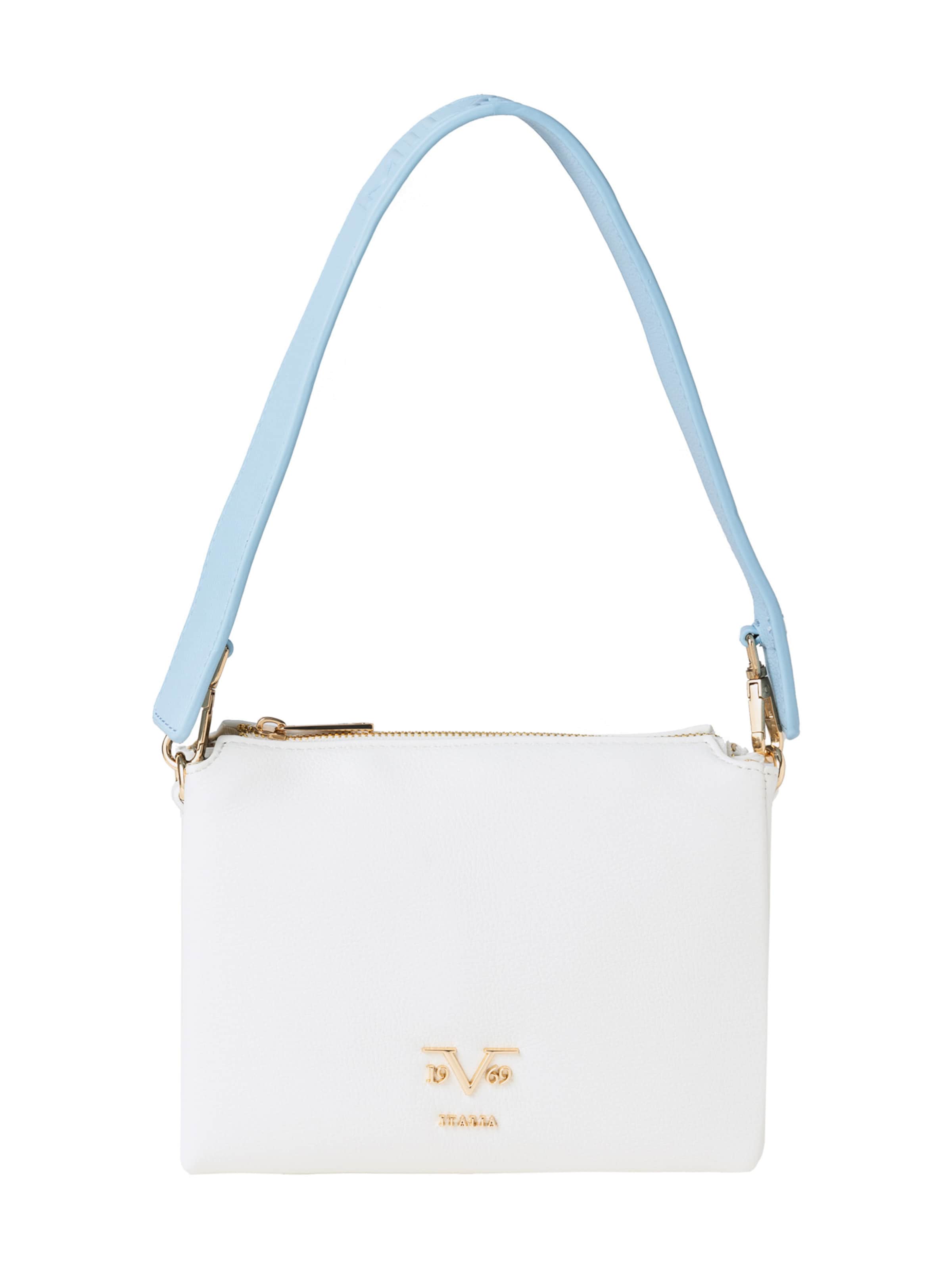 19V69 ITALIA Τσάντα χειρός 'Billie' σε λευκό: μπροστά