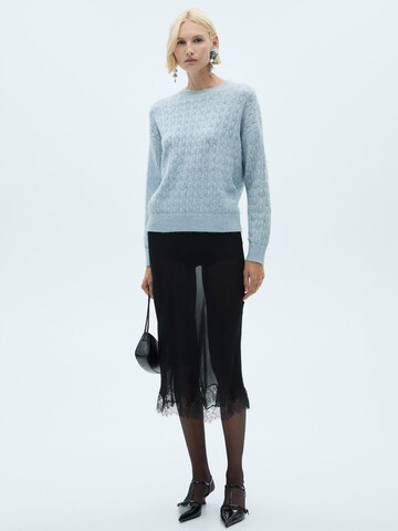 MANGO Pullover 'FLORINS' in Blau