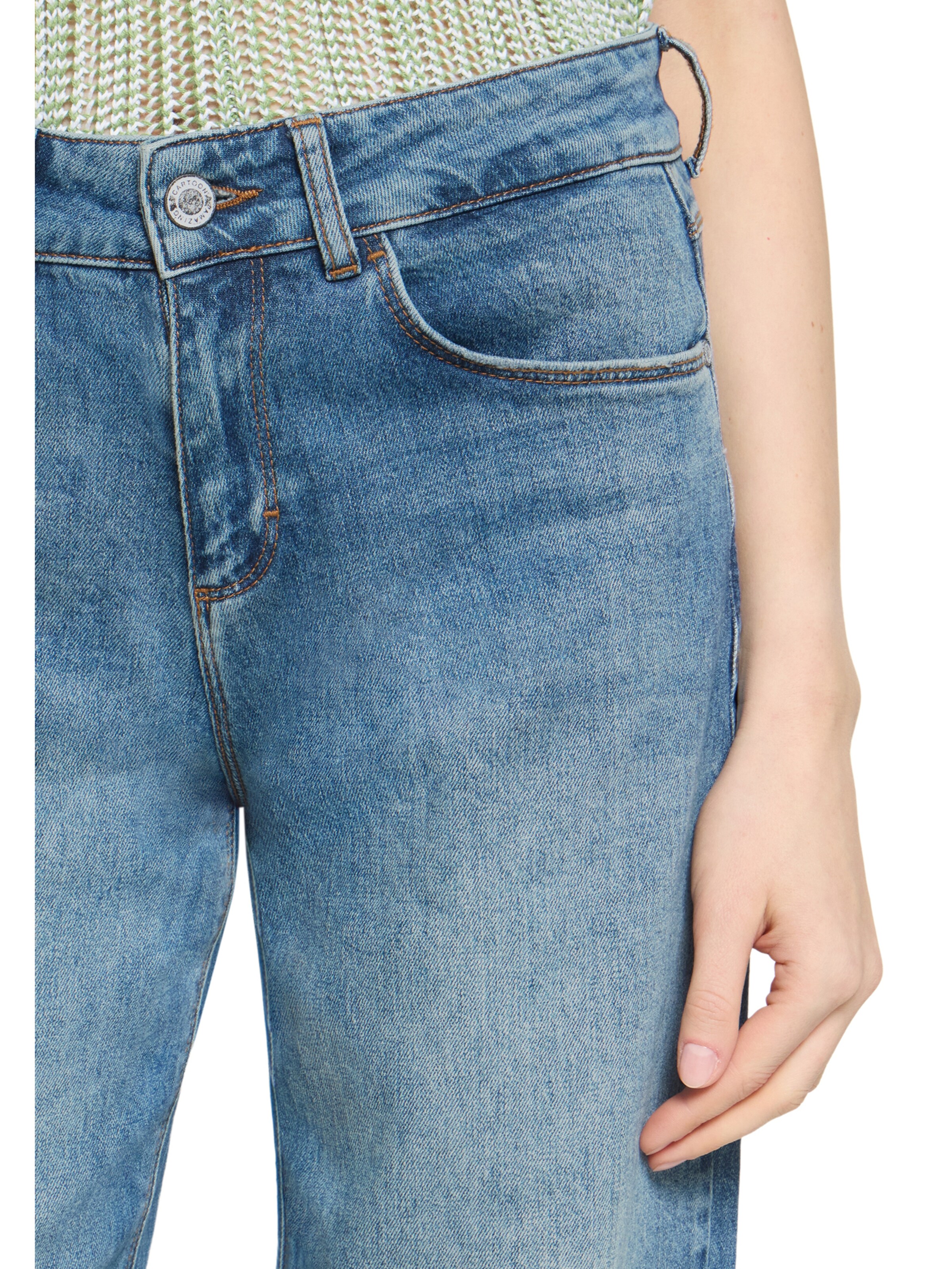 Cartoon Loosefit Jeans in Blau