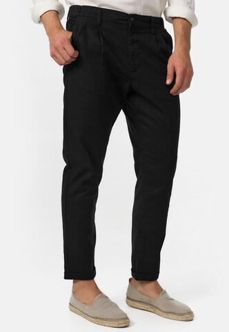 INDICODE JEANS Regular Chino ' Cunningham ' in Zwart