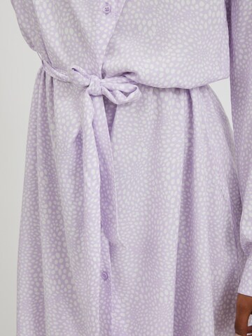 VILA Shirt Dress 'Paya' in Purple