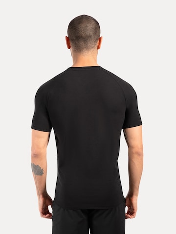 Smilodox T-Shirt Delian Casual Fit in Schwarz