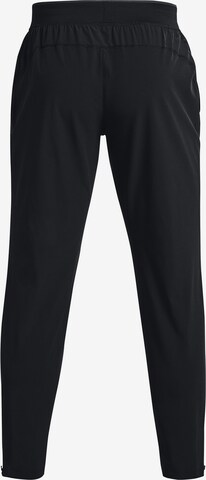 UNDER ARMOUR Tapered Παντελόνι φόρμας σε μαύρο