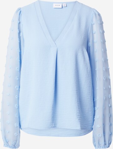 VILA Blouse 'SiIua' in Blauw: voorkant