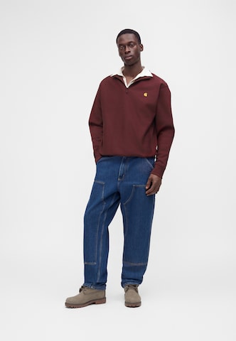 Carhartt WIPRegular Fit Sweater majica 'American Script' - crvena boja
