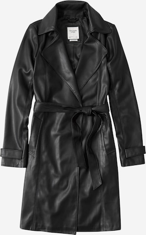 Abercrombie & Fitch Prechodný kabát - Čierna: predná strana