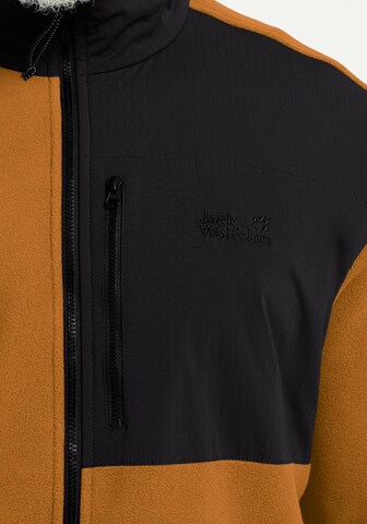 JACK WOLFSKIN Funktionsfleecejacke in Braun