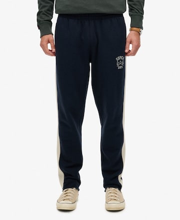 Superdry Slimfit Broek 'Athletic Club' in Groen: voorkant