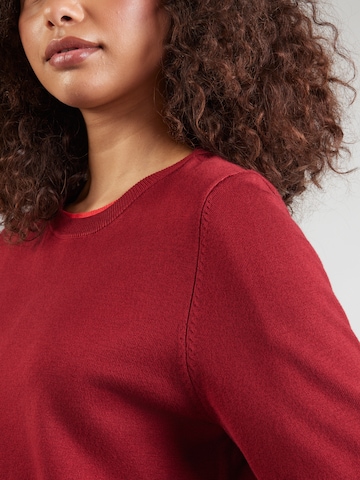 VERO MODA Sveter 'VMSILJE' - Červená