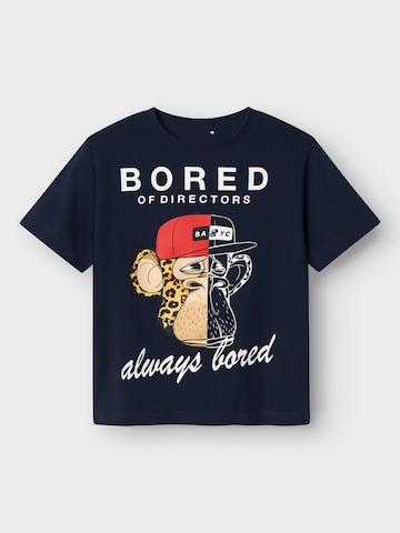 NAME IT Shirt 'Bored Ape' in Blauw