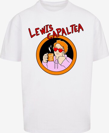 Merchcode Shirt 'Lewis Capaldi' in Weiß: predná strana
