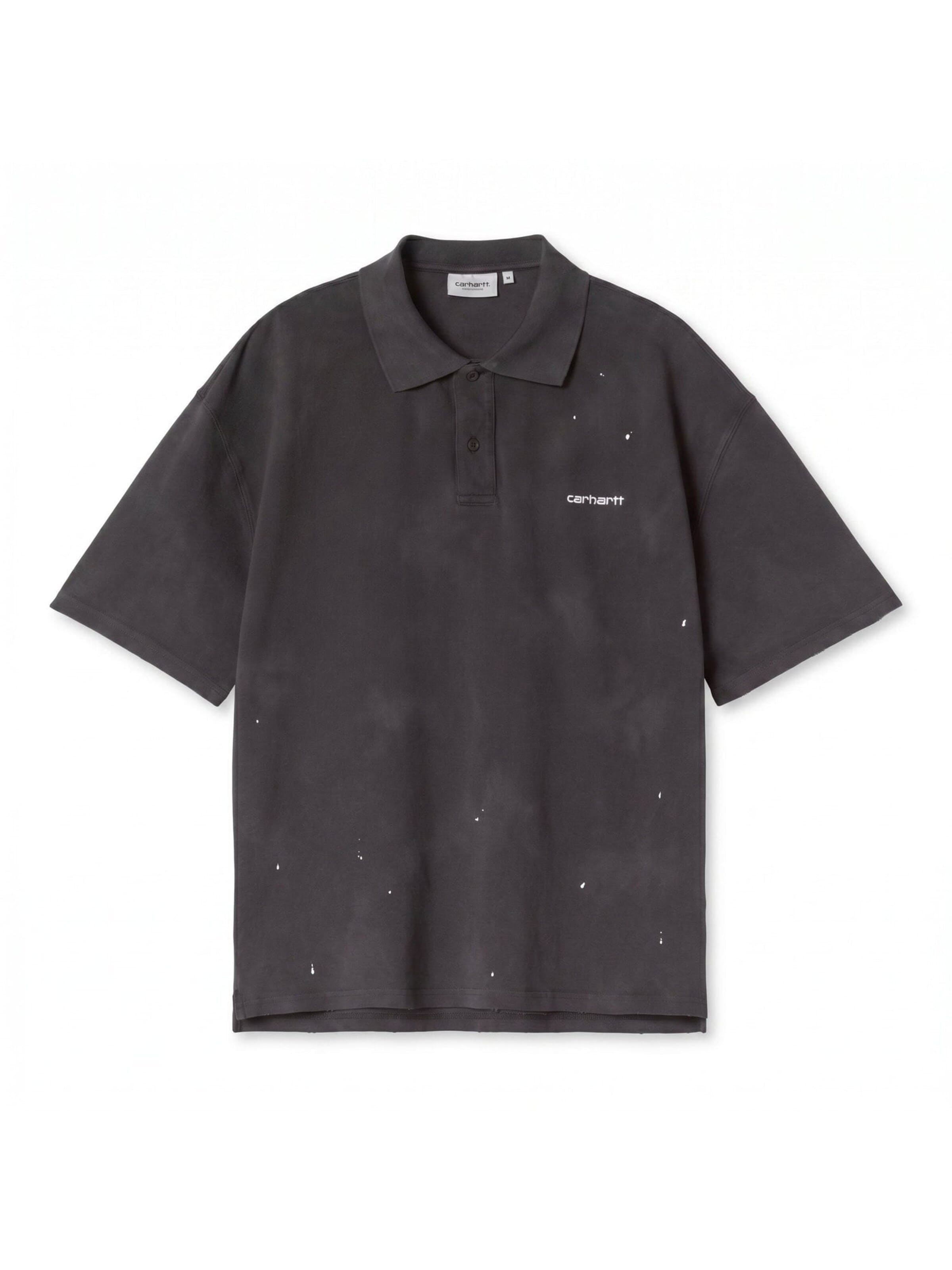 Maglietta 'S/S PAINTER POLO BLACK' di Carhartt WIP in nero: frontale