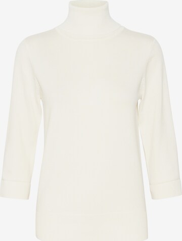 SAINT TROPEZ Sweater in White: front