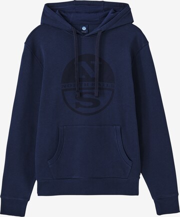 North Sails Athletic Sweatshirt in Blue: front