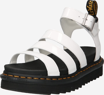 Sandalo con cinturino 'Blaire' di Dr. Martens in bianco: frontale