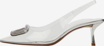 MANGO Pumps 'Clear' in White: front