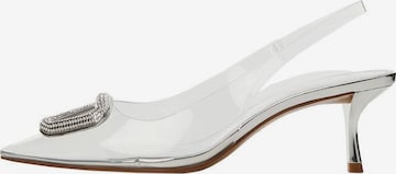 MANGO Pumps 'Clear' in Weiß: predná strana