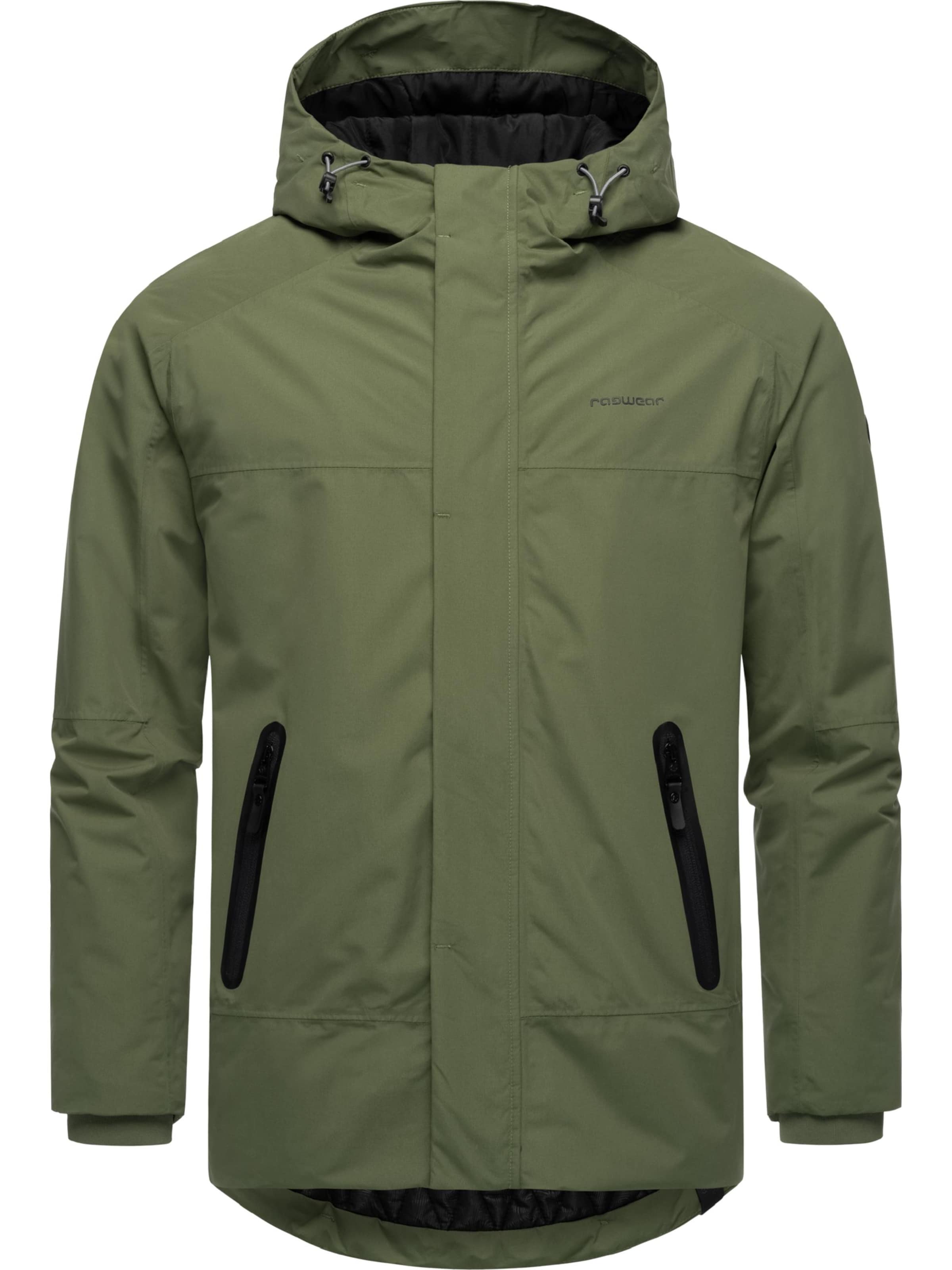 RagwearZimska jakna 'Hatar' - zelena boja: prednji dio