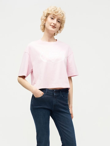 évasé Jean REPLAY en bleu