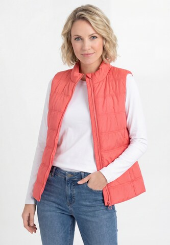 MIMO Vest in Rot: Vorderseite