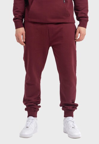Loosefit Pantalon de sport 'Plain Basic' Oldskull en rouge : devant