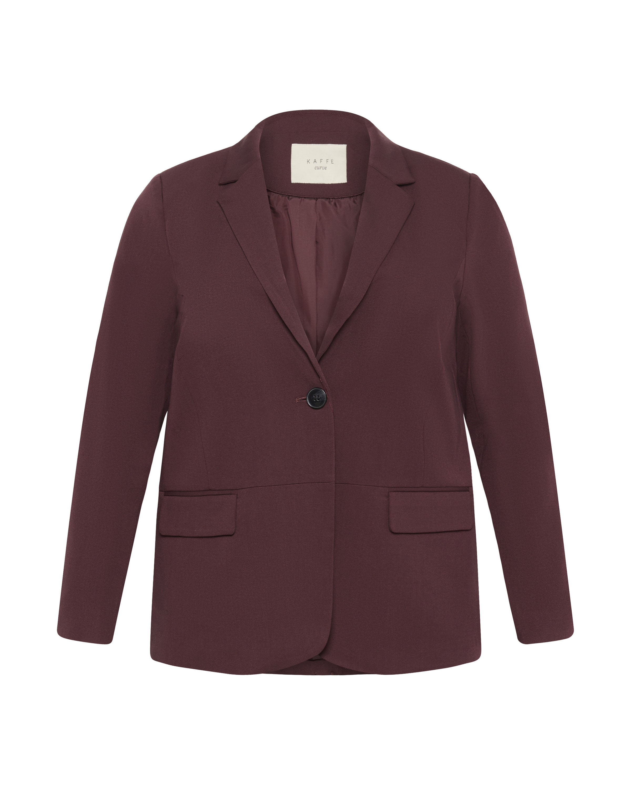 KAFFE CURVE Blazer 'Sakira' in Rot: Vorderseite