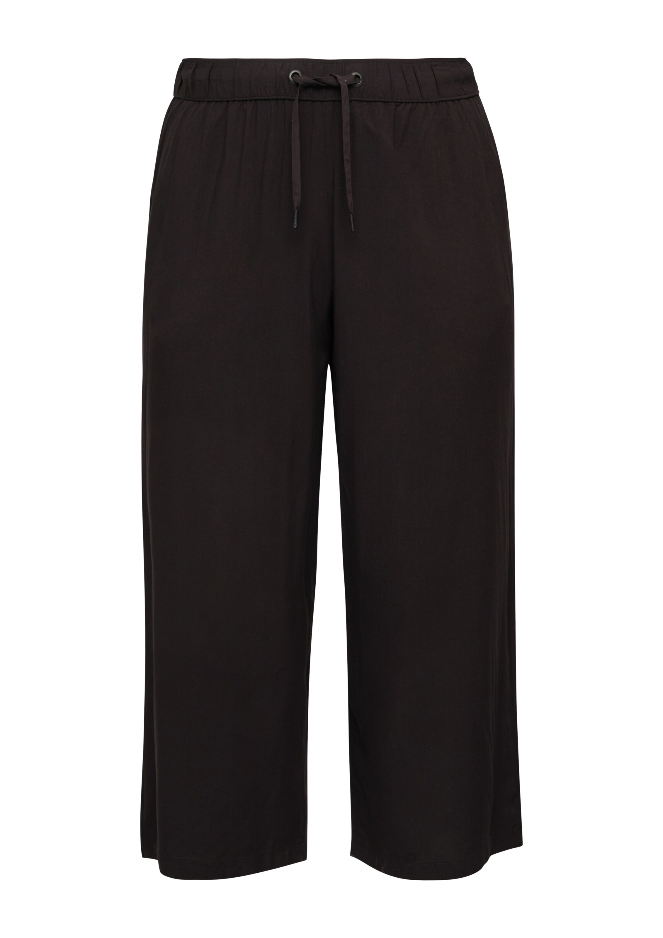 Pantalon QS en noir : devant