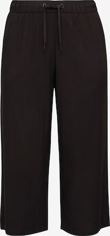 Pantalon QS en noir : devant