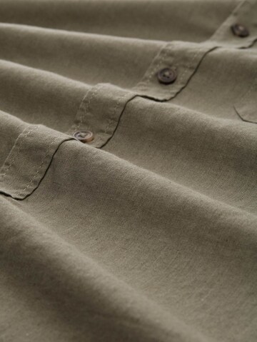 TOM TAILOR Regular fit Button Up Shirt in Green
