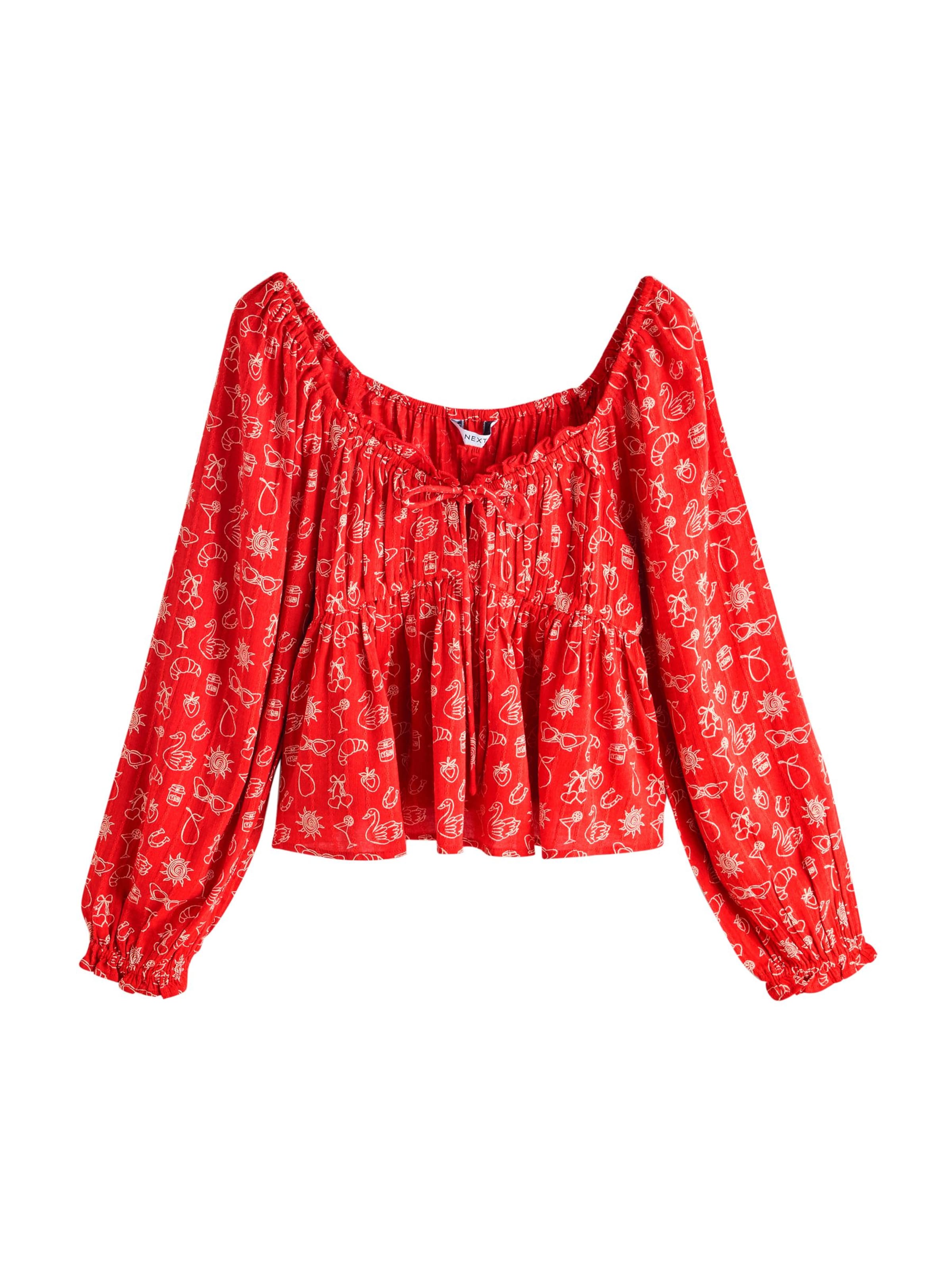 Bluză de la Next pe roșu: față
