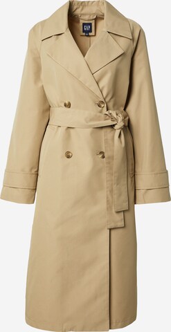 GAP Between-Seasons Coat in Beige: front