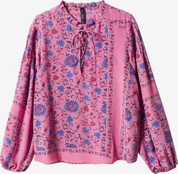 Camicia da donna 'LOREN' di MANGO in rosa: frontale