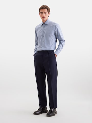SEIDENSTICKER Regular Fit Businesshemd in Blau