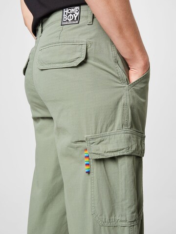 Tapered Pantaloni cargo 'x-tra CARGO PANTS' di HOMEBOY in verde