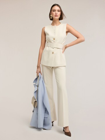 Gilet MOTIVI en beige