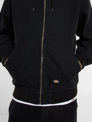 DICKIES Кофта на молнии в Черный