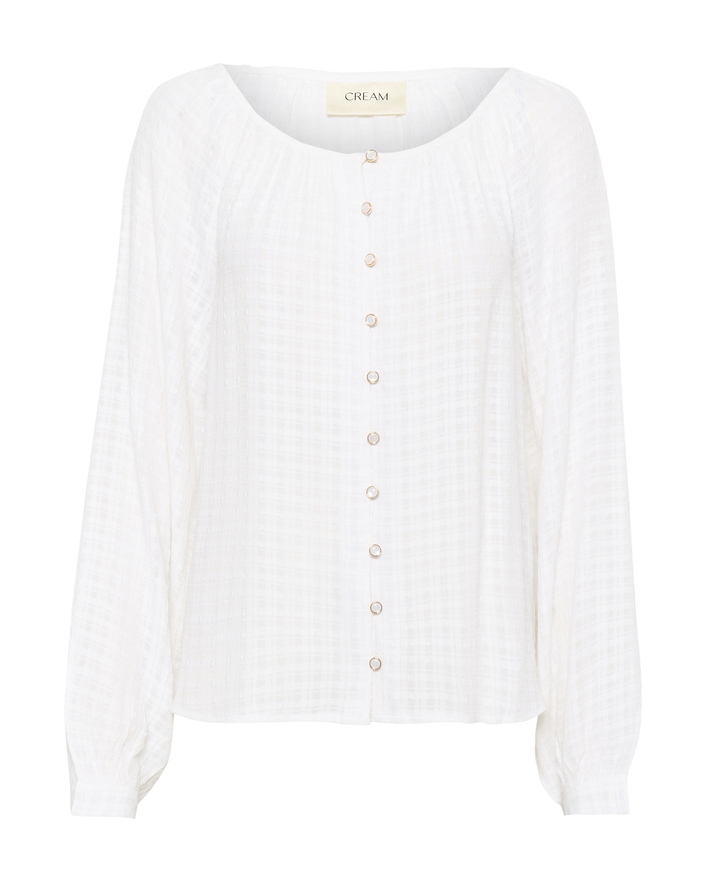 T-shirt 'Alberta' Cream en blanc : devant