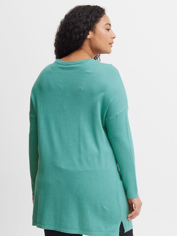 Fransa Curve Knit dress 'Blume' in Blue